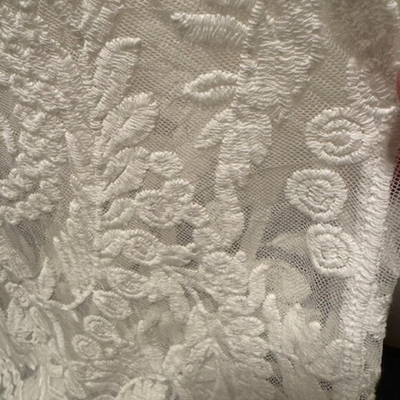 Handmade Lace Trim Tank Top Camisole Shell Scoop-Neck Bohemian Medium - Picture 5 of 10